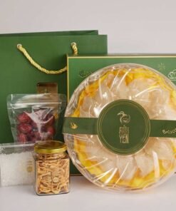 Tổ yến rút lông khô–thượng hạng 100g Tặng1hộp đường phèn+1túi táo đỏ