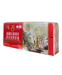 Viên Hồng Sâm Nhung Hươu Linh Chi KGS Korean Red Ginseng Extract Gold Capsule Hộp Thiếc 120 Viên