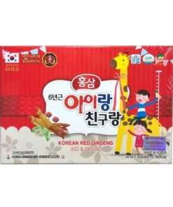 Nước Hồng Sâm Baby Bio Apgold Gold Korean Red Ginseng Kid-Friend (20ml x 30 gói)