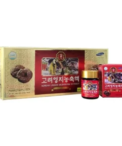 Cao Linh Chi Đỏ Bio Apgold Korean Lingzhi Mushroom Extract Hàn Quốc 250gr (50gr x 5 lọ)