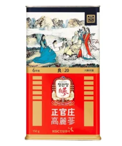 Hồng Sâm Củ Khô KGC Korean Red Ginseng Số 20 Hộp Thiếc