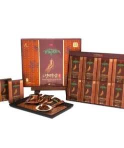 Hắc Sâm Lát Tẩm Mật Ong KGS Korean Honeyed Black Ginseng Slice Gold (8 gói x 20gr)