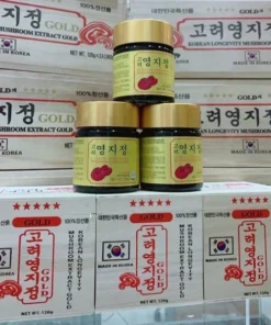 Cao Linh Chi Sao Vàng SamSung Korean Longevity Mushroom Extract Gold (3 Lọ x 120gr)
