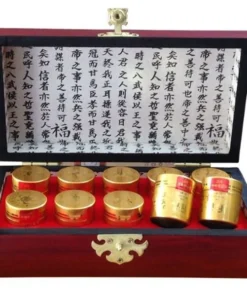 An Cung Ngưu Hoàng Vũ Hoàng Thanh Tâm Hàn Quốc Hộp Gỗ 10 Viên