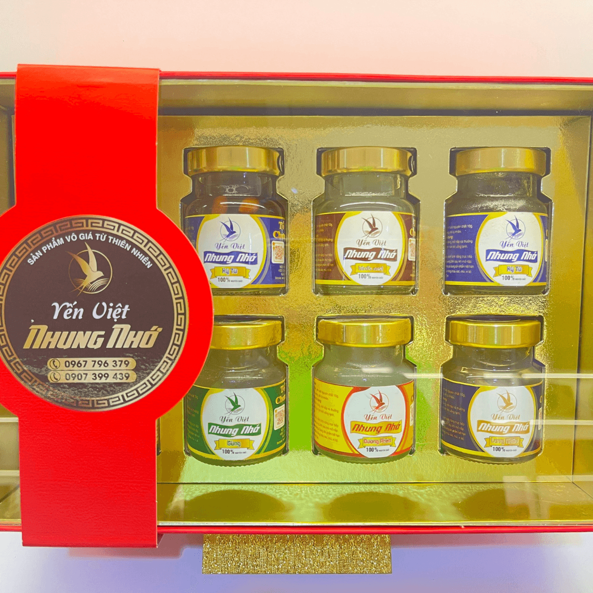 Bách Hoa Yến Set 8 Hũ – Vị Đường Phèn