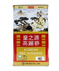 Hồng Sâm Củ Khô HG Bio Korean Red Ginseng Hộp Thiếc Từ Hàn Quốc
