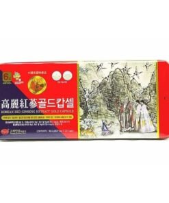 Viên Hồng Sâm Nhung Hươu Linh Chi KGS Korean Red Ginseng Extract Gold Capsule 120 Viên